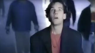 Paul Rudd enthusiastically playing a video game in Super Nintendo ad