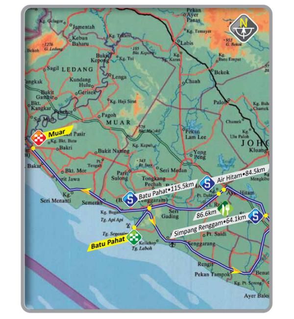 Le Tour de Langkawi - Stage 4 Map