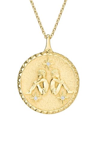 gold zodiac necklace