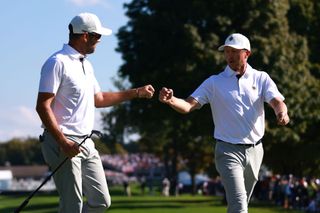 Canadians Corey Connors & Mackenzie Hughes enjoy the Presidents Cup