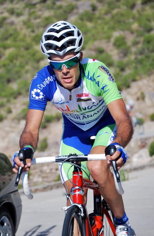 Antonio Piedra (Andalucia-Caja Granada) rides to second on the stage
