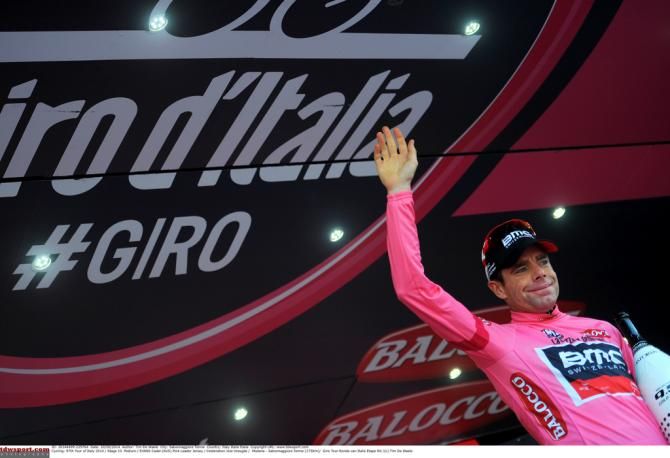 Another pink podium appearance for Evans