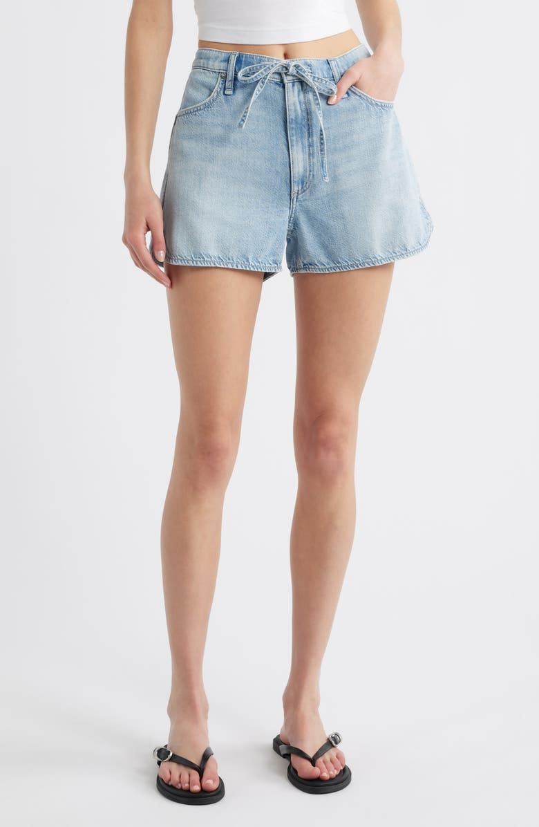Nolan Drawstring Denim Shorts