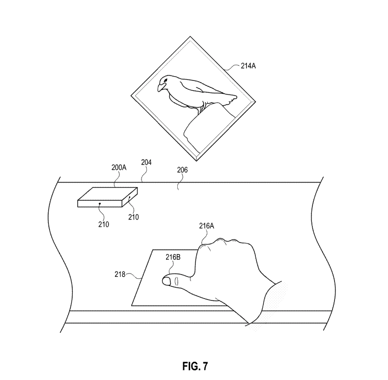 Apple AR trackpad patent