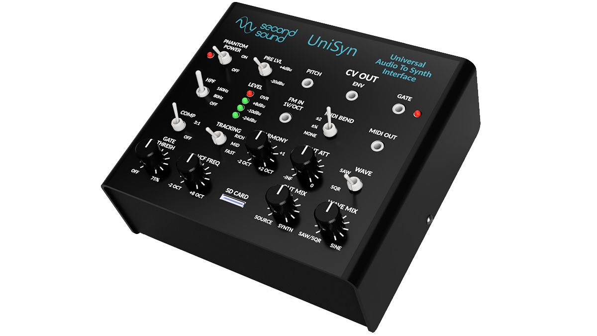 Control your synths with any monophonic sound source using UniSyn