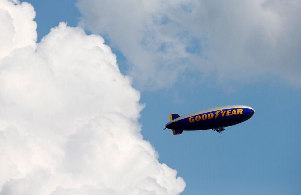 The Goodyear Blimp.