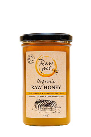 Raw Pot Organic Raw Honey, 350g, £13.99 | Raw Pot