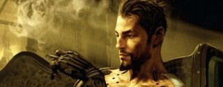 Deus Ex Human Revolution - Jensen, reclining with fag