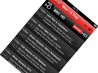 Freeview iPhone App - now iPhone 4 ready