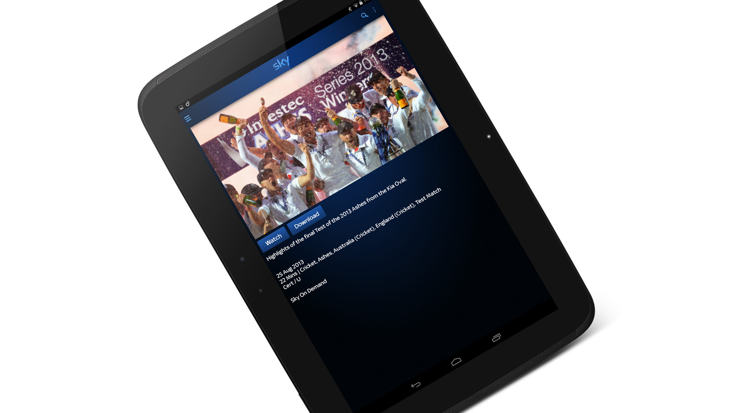 Sky Go Android tablet app launches in time to avoid cheesy Christmas TV