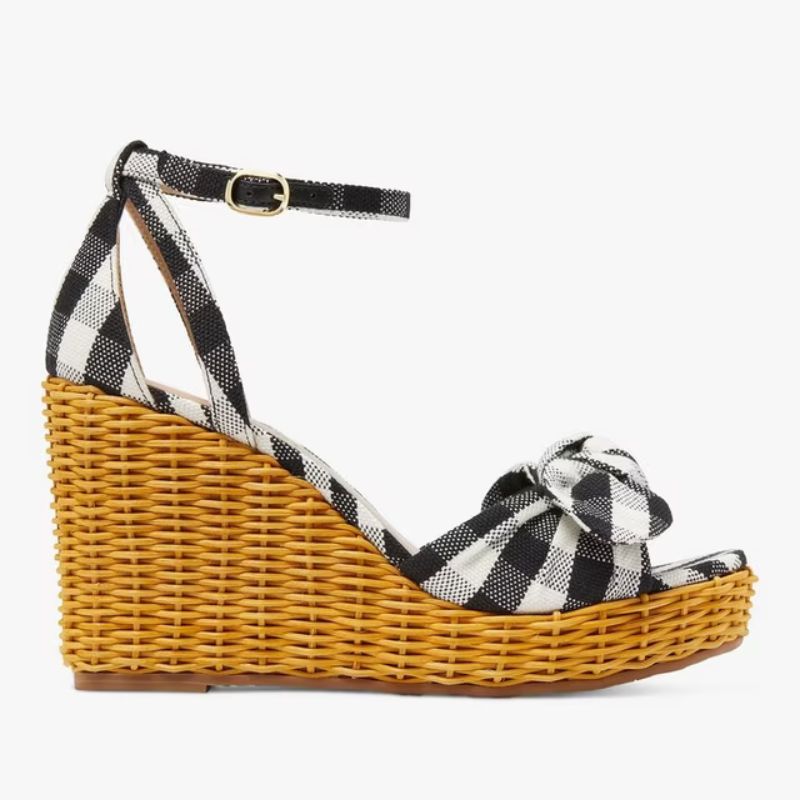 Kate Spade New York, Tianna Wicker Wedge Heel Sandals