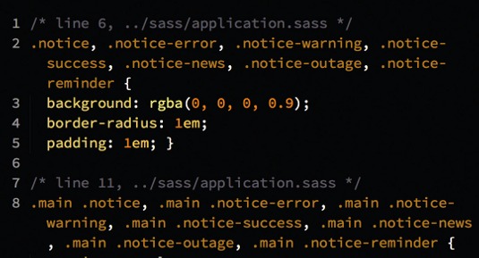 Check compiled styles to prevent unexpectedly long chains of selectors