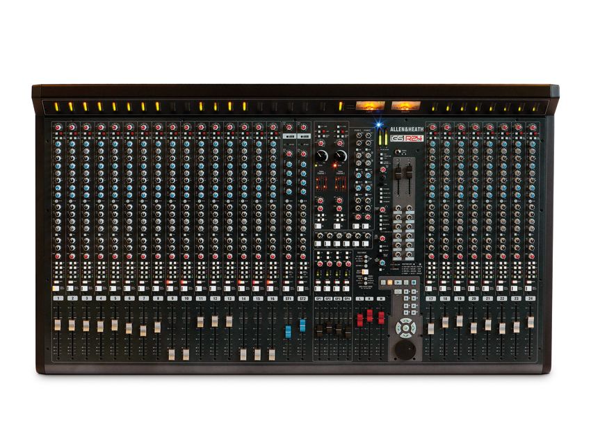 The Allen &amp; Heath GS-R24 resembles a traditional analogue mixer.