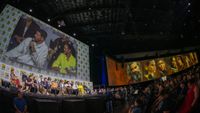 The Comic-Con stage. 