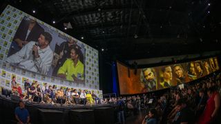 The Comic-Con stage. 