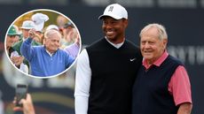 Tiger Woods and Jack Nicklaus