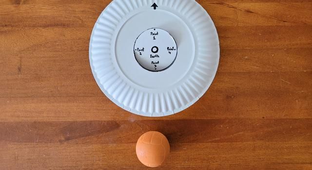 How to build a lunar eclipse model for kids.