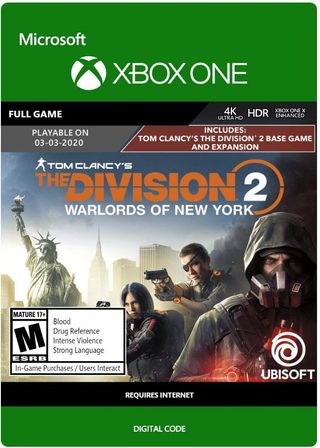 Division 2 Warlords Of New York Bundle Xbox One