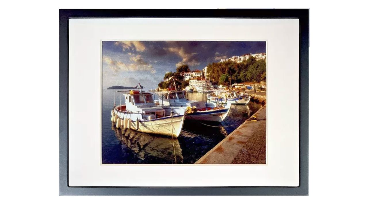 The Reflection e-ink art frame.