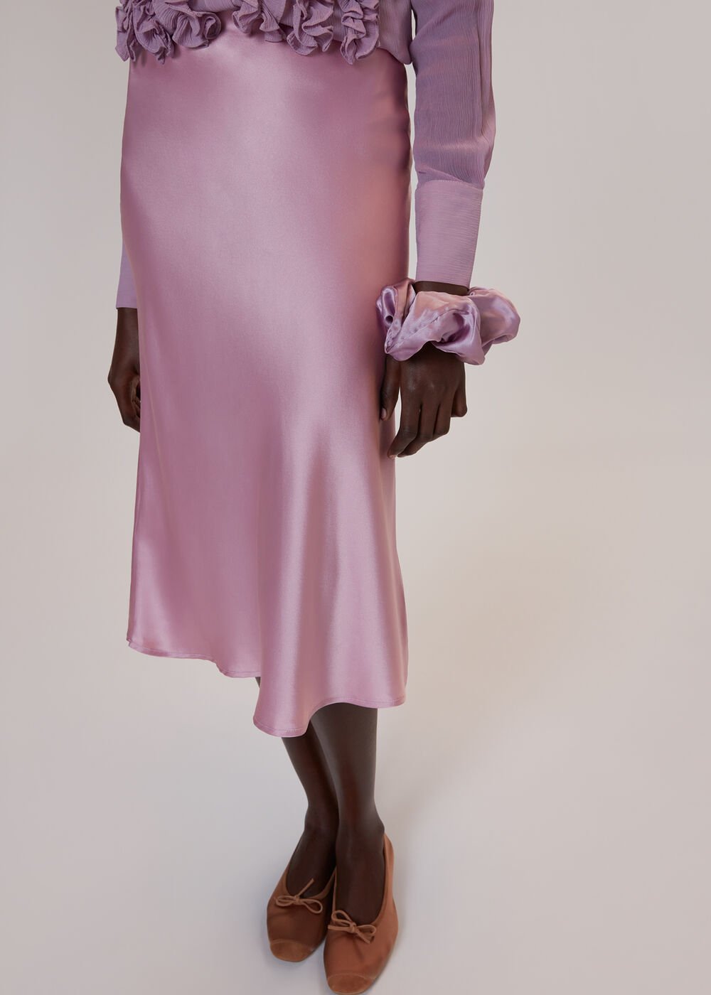 Lilac Whistles X Hai Bias Skirt