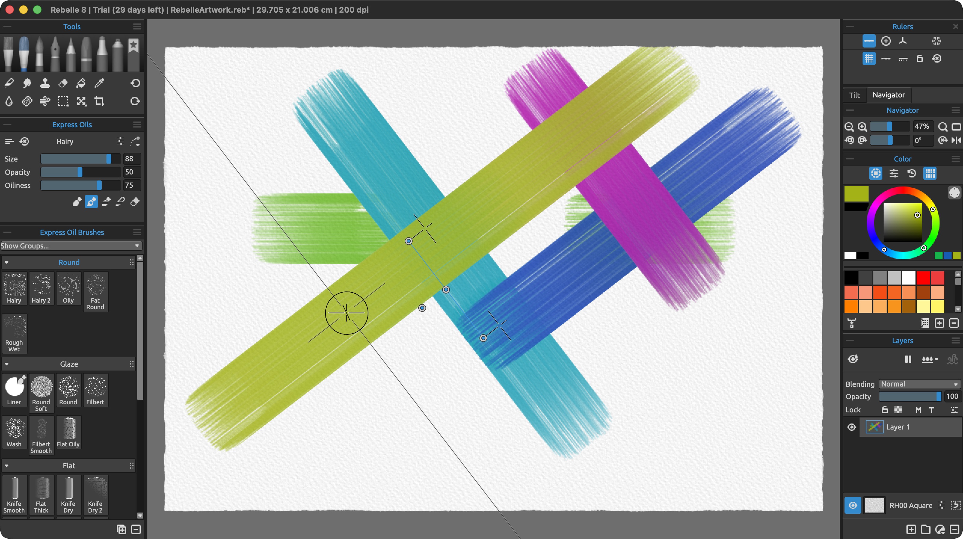 Testing Rebelle 8 on a MacBook Pro M5