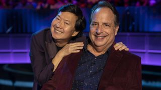 Ken Jeong and Jon Lovitz posing together for I Can See Your Voice season 3