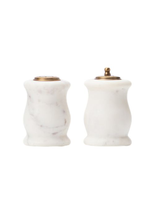 Marble Salt & Pepper Shakers (Set of 2)