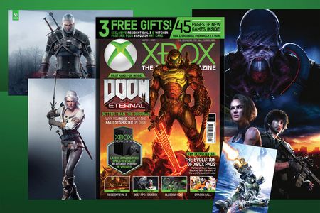 An image of Doom on the cover of Official Xbox Magazine