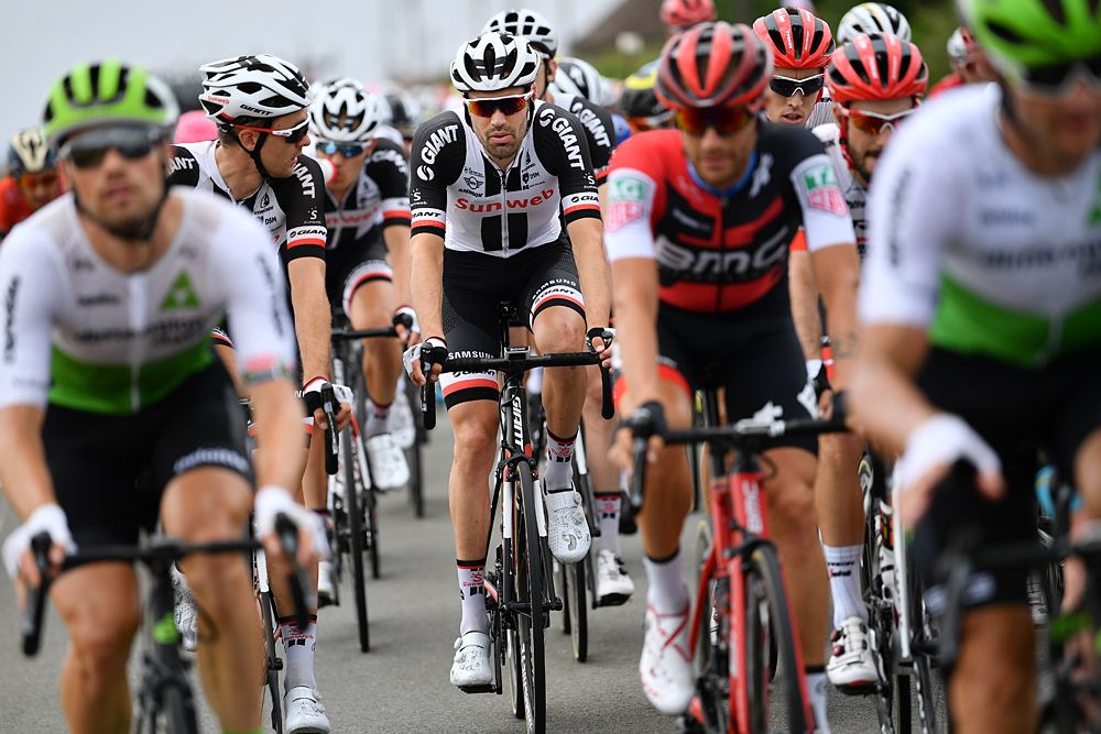 Tom Dumoulin (Sunweb) in stage 7 at the Tour de France