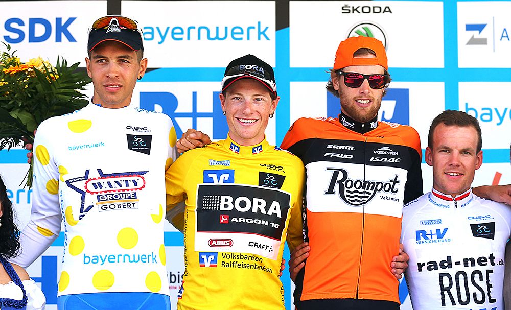 Sam Bennett (Bora-Argon 18) leads Bayern Rundfahrt after winning stage 3