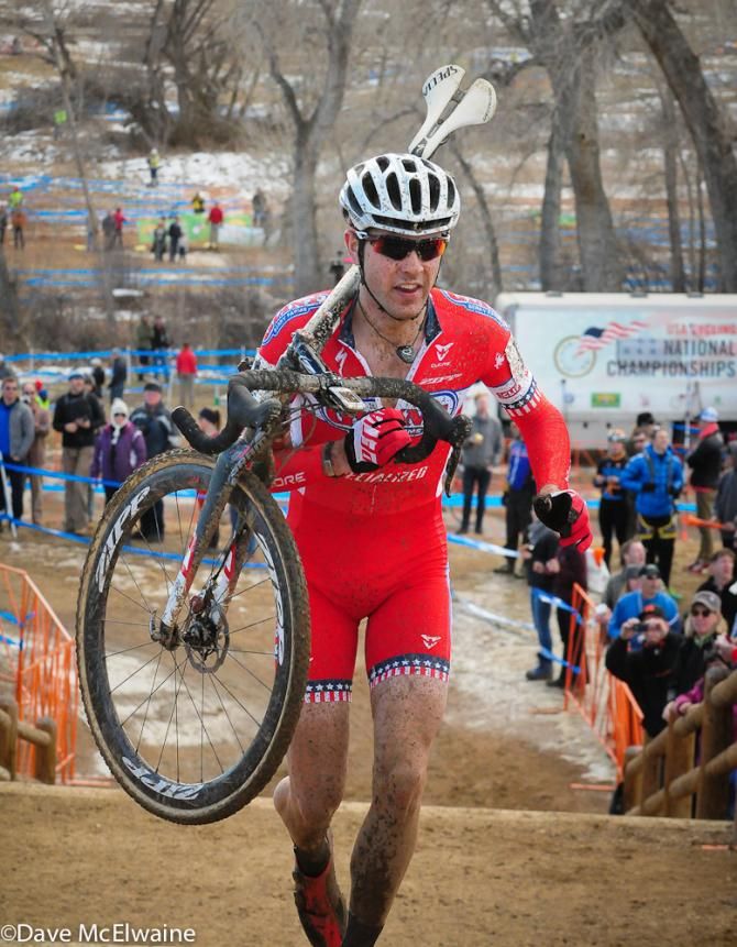 Yannick Eckmann (California Giant Cycling) seemed to close the gap mid-race