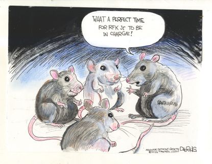 Political cartoon