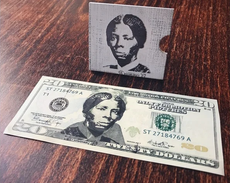 A Harriet Tubman stamp.