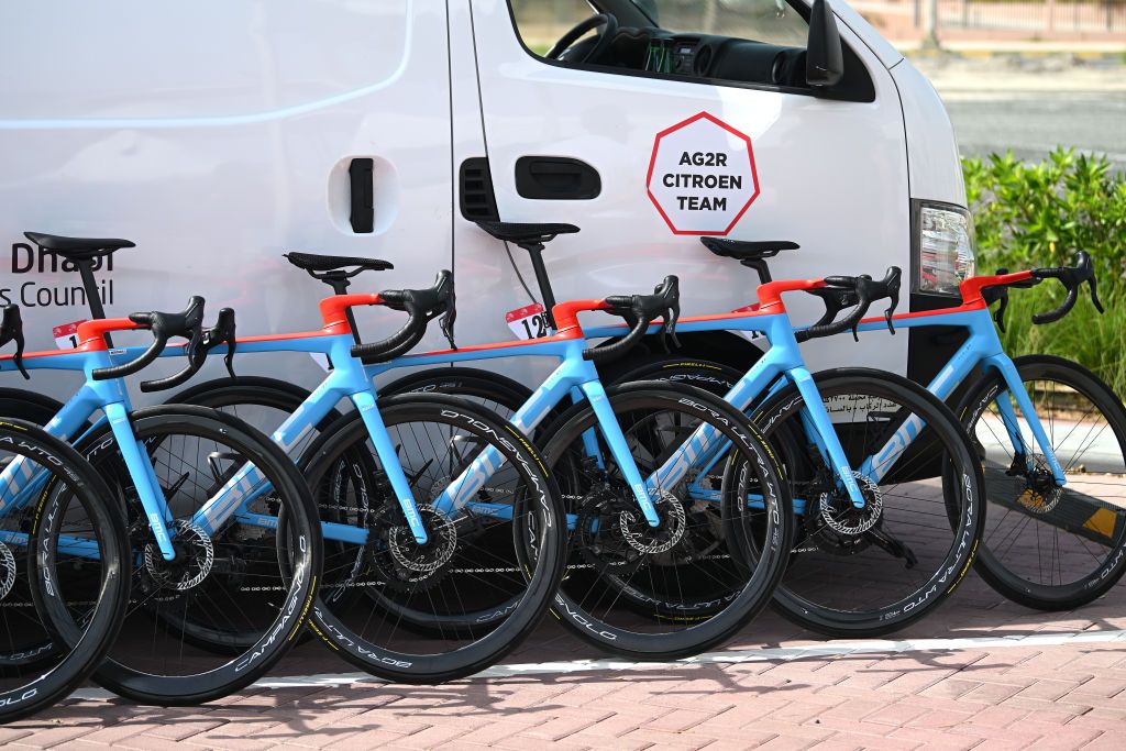 BMC bikes of AG2R Citroën Team at the UAE Tour 