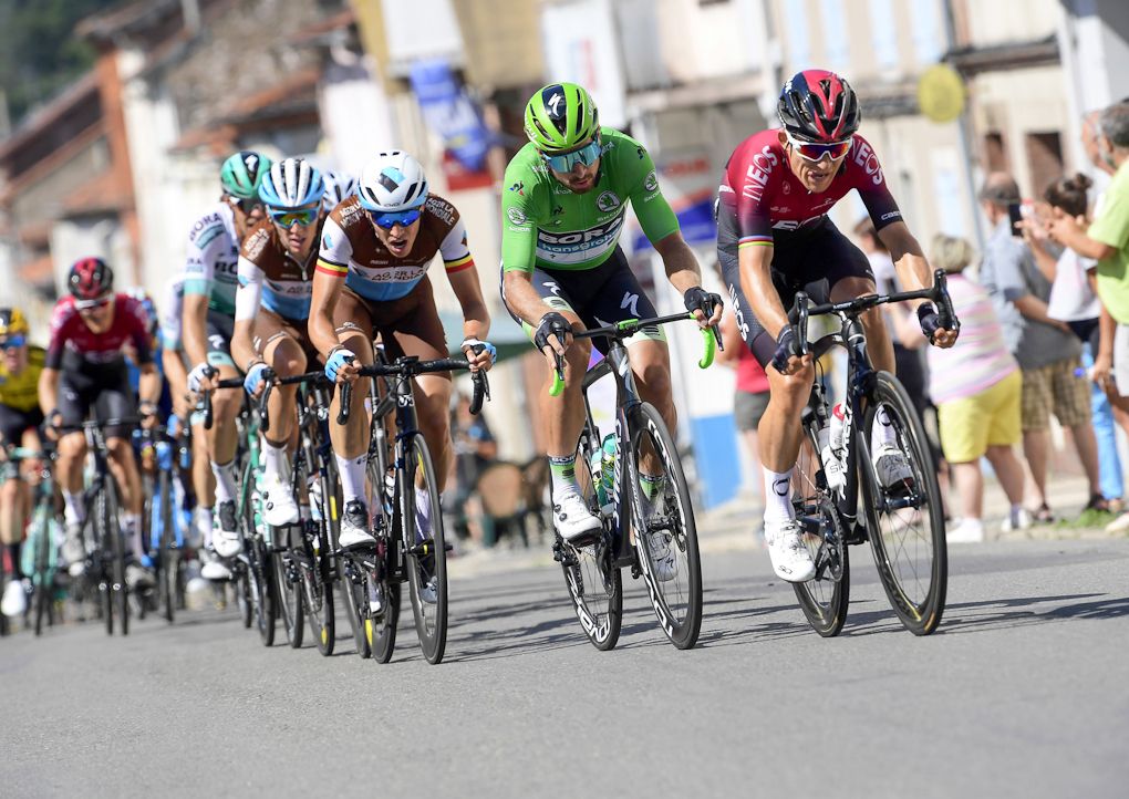 Peter Sagan in the bunch during stage 10 at the Tour de France