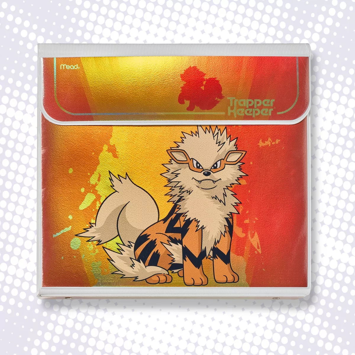 Mead 1u0026#34; Poku0026#233;mon Trapper Keeper Ring Binder Arcanine - Poku0026#233;mon X Target