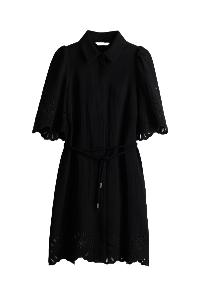 H&M, Eyelet Embroidered Dress