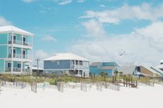 Vacation homes on the beach in Alabama