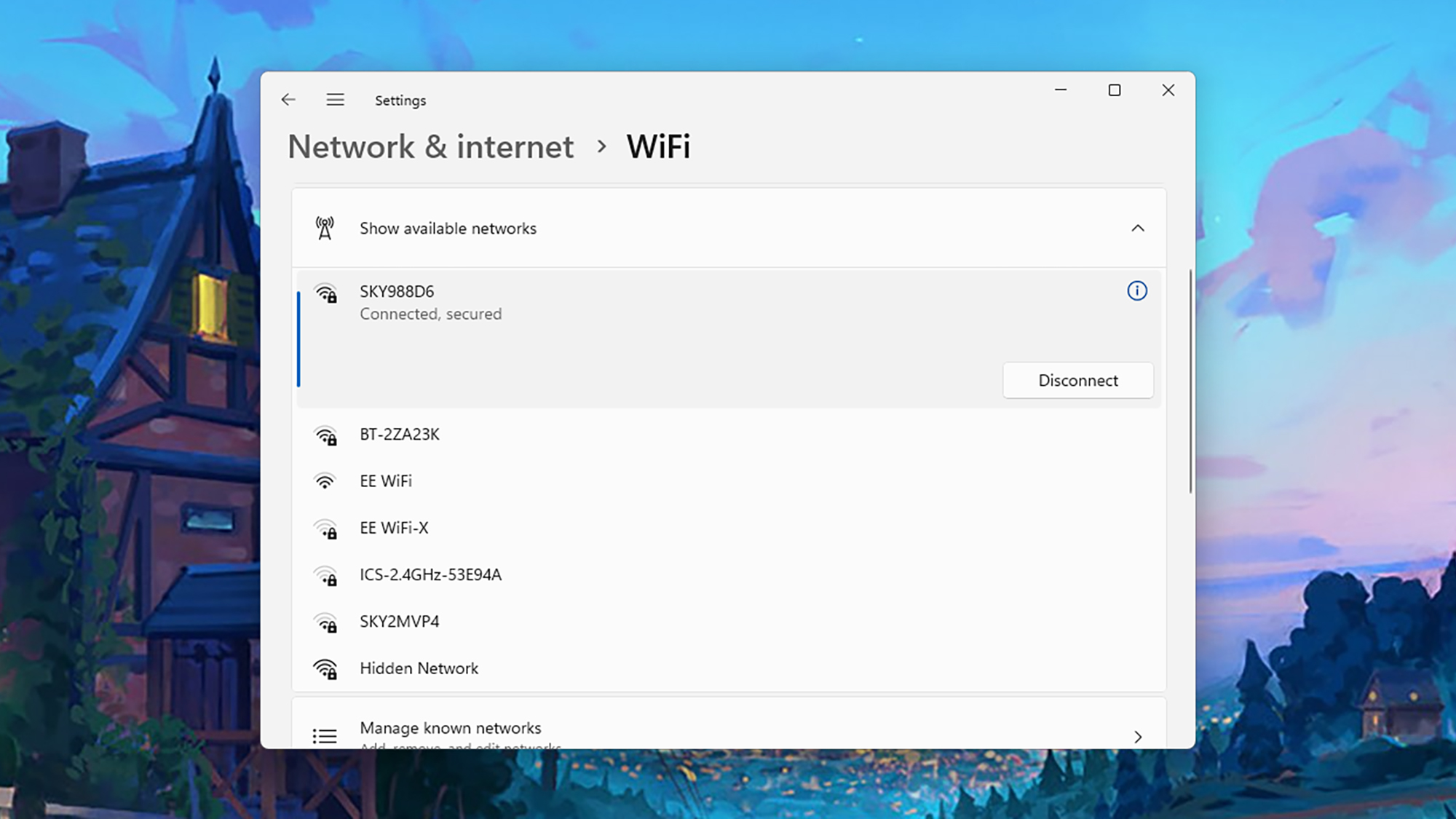 Windows Wi-Fi networks