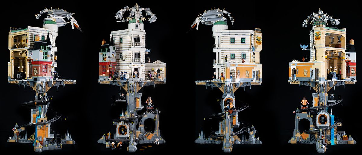 The Lego Harry Potter Gringotts Wizarding Bank