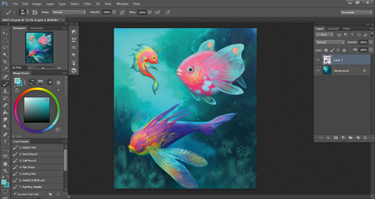 These fantasy tropical fish will inspire you to paint