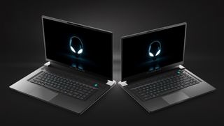 two Alienware X-Reihe laptops