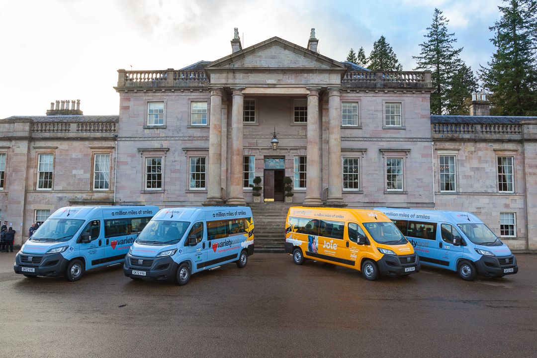 Four Variety Golf sunshine coaches at Loch Lomond Golf Club