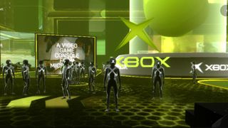 A screenshot from inside the Xbox museum.