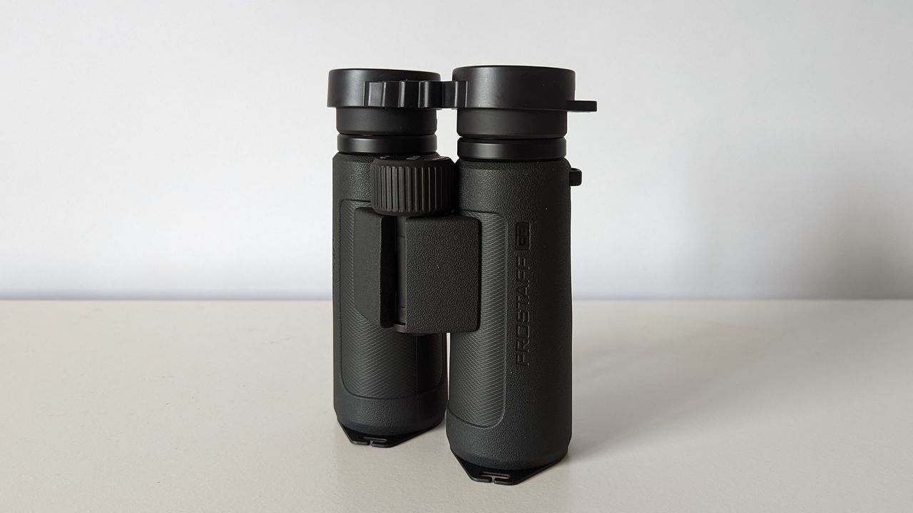 Nikon Prostaff P3 8x42 binocular on a table