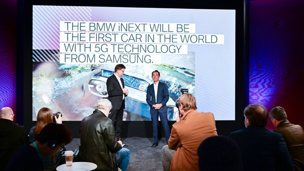 Samsung and BMW partner for 5G smart car.