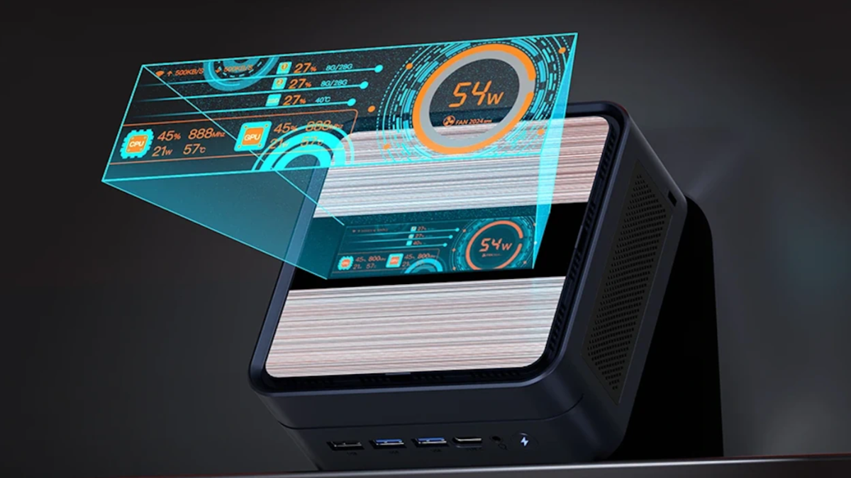 8-core AMD Ryzen Mini PC can power four 8K monitors, has two SSD slots, two Ethernet ports, and even a tiny LCD display - but will you trust a brand you've never heard of?