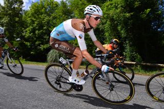 Romain Bardet (AG2R La Mondiale) rode to eighth place on stage 3 of the 2020 Route d’Occitanie, despite being in pain following a crash on the opening day