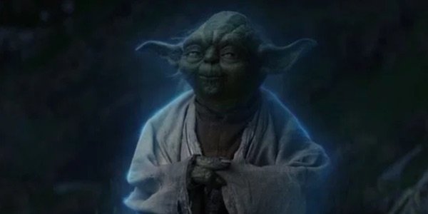 Yoda in The Last Jedi