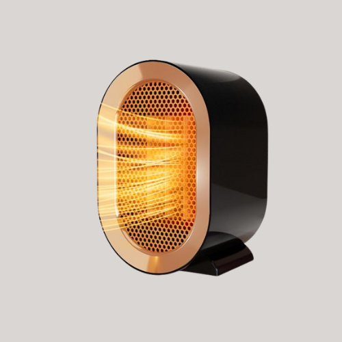 1200w Ceramic Plug in Fan Heater, Portable Electric Heaters With 2 Heat Modes, Anti-Dumping, Anti-Overheating, Double Protection, Safe and Environmentally Friendly,for Bedroom,living Room (black)